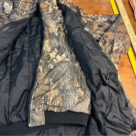 Wolf Mountain Hunting Gear Camo 2 layer coat size large tall 2 in 1 hooded - Picture 9 of 15